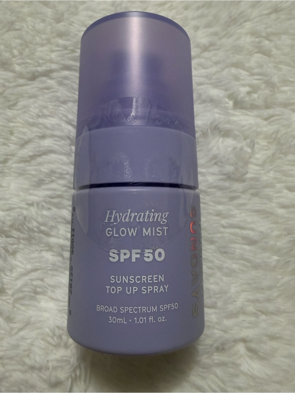 Naked Sundays Hydrating Glow Mist SPF 50 Sunscreen Top Up Spray - 30 mL